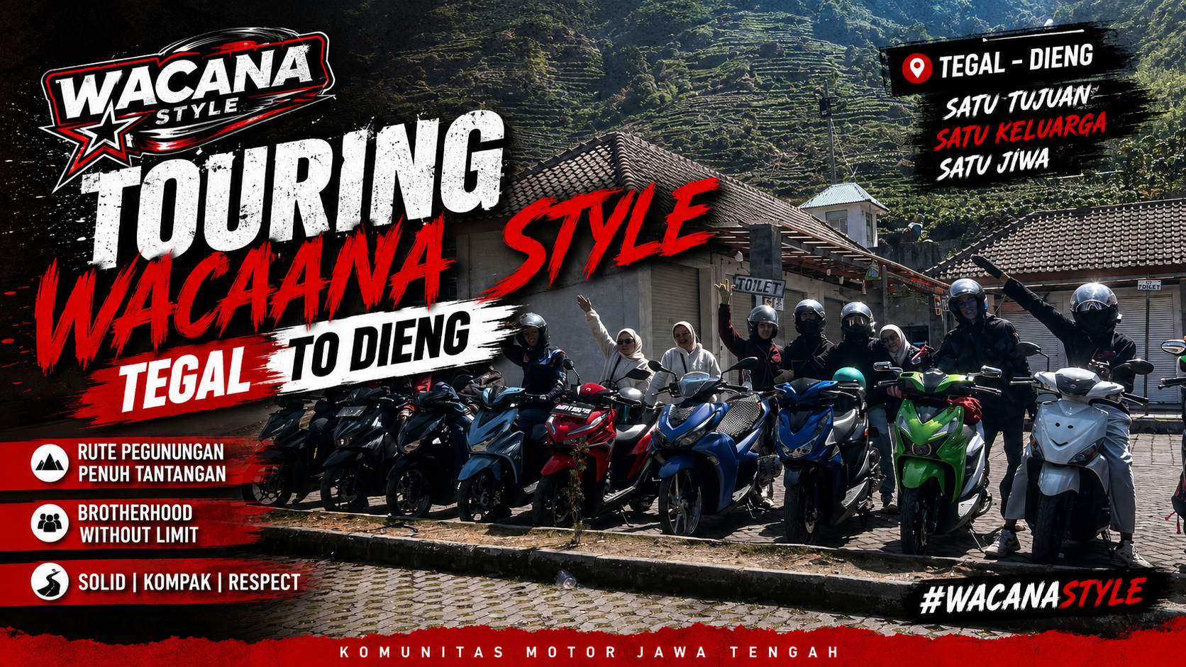 Touring Dieng Wacana Style – Ride Bareng Menuju Negeri di Atas Awan