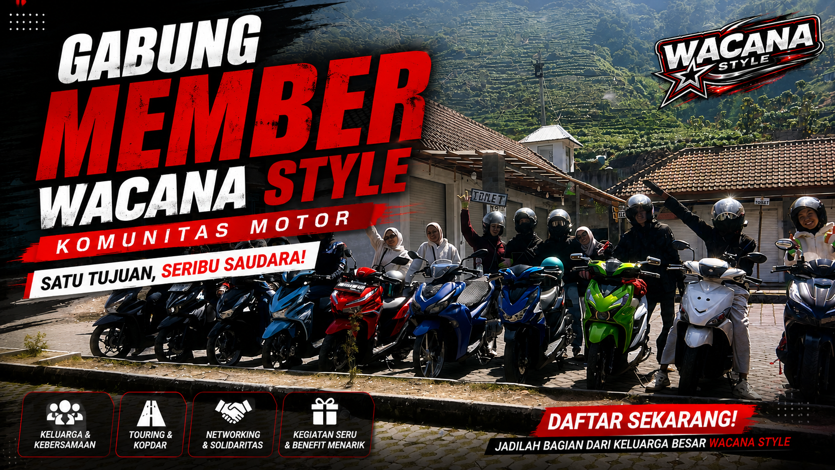 Gabung Member Wacana Style | Komunitas Motor